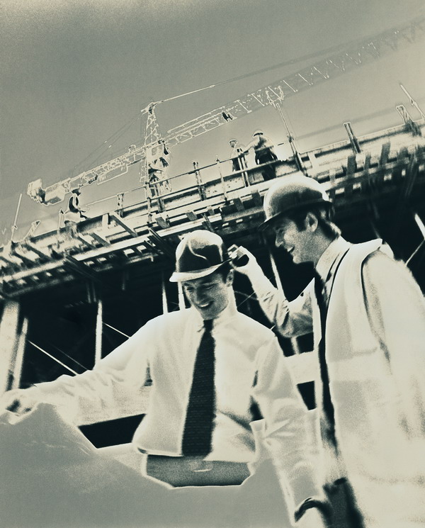 建筑工地图片-建筑图 路桥建设 施工方 工作者