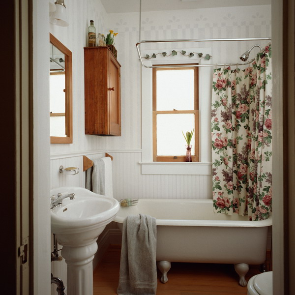 浴室图片-装饰图+窗帘