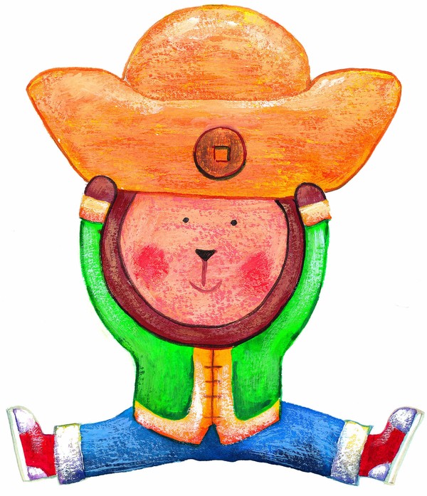 春节图片-中国传统图 可爱 猴子 动作,中国传统