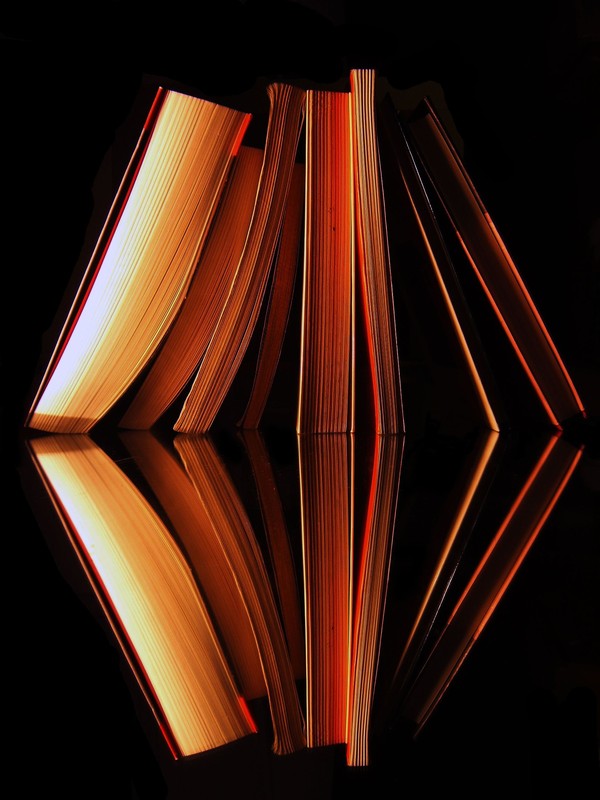 书籍图片-静物图 倒影 倒映 效果 视觉 对称,静物