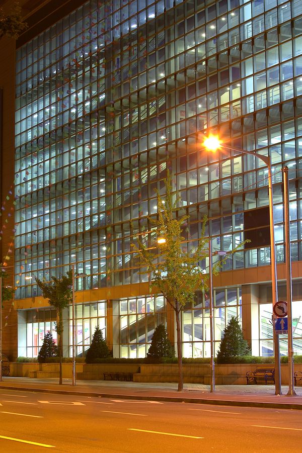 城市夜景图片-自然风景图 灯光 照明 公路,自然