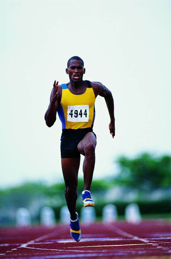 竞技比赛图片-运动图 奔跑 百米 田径,运动,竞技