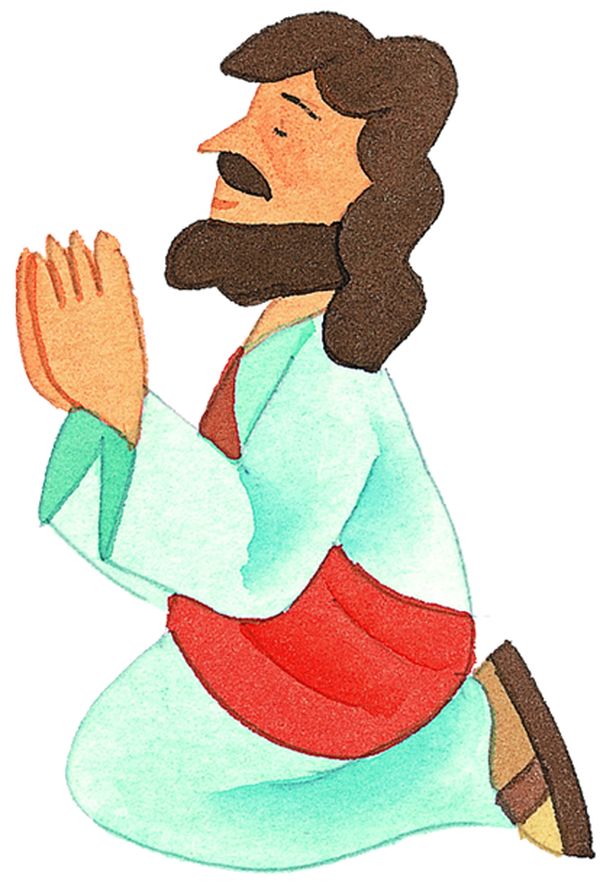 圣教图片-标题插画图 祈祷 祷告 祈求,标题插画