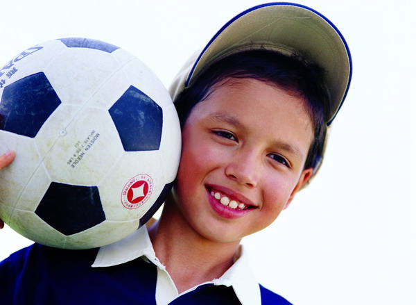 儿童派对图片-人物图 足球 爱足球的小男孩 帽