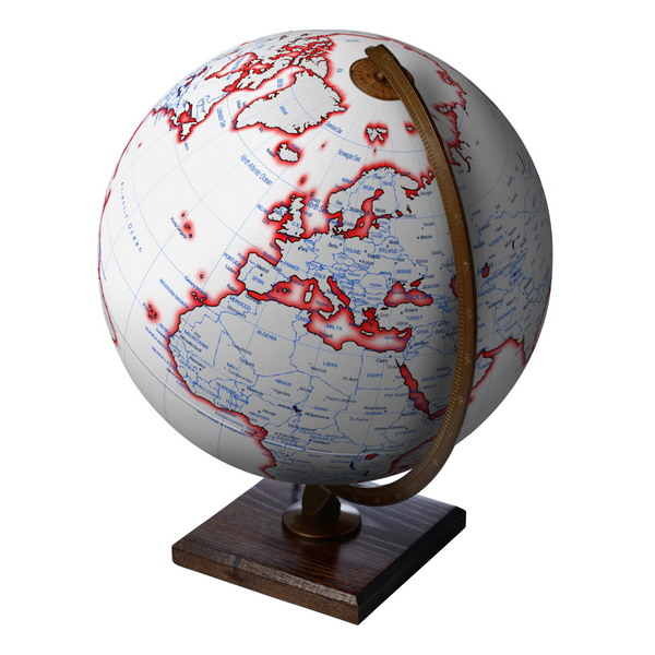 地球集锦图片-科技图 北极 转动轴 地球仪,科技