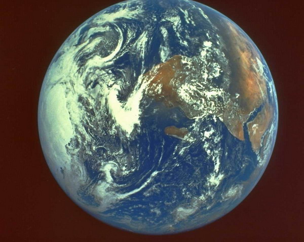 星球探索图片-科技图 蓝色星球 远景 地球 ,科技