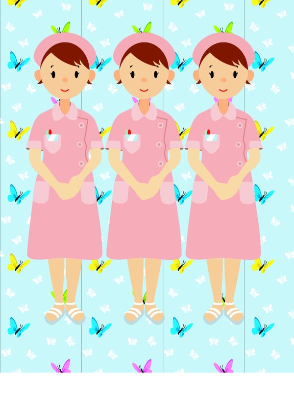 各行各业<em>图片</em>-卡通人物图 <em>护士</em> 医护人员 <em>女孩</em>