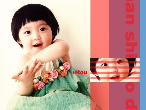 童写真模板图片-数码影楼平面模板图 <em>胖女孩</em> 黑