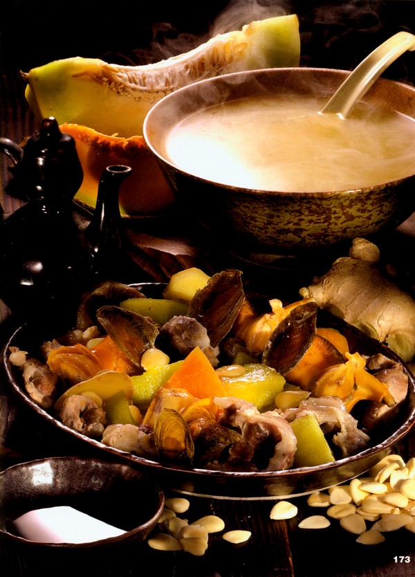 汪恩赐03+清粥+水果+蛤蛎