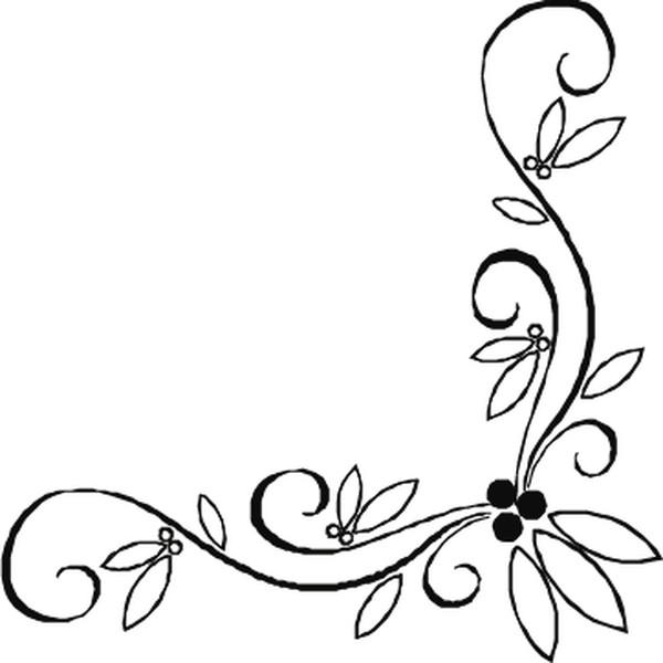 手抄报花边简笔画图片大全