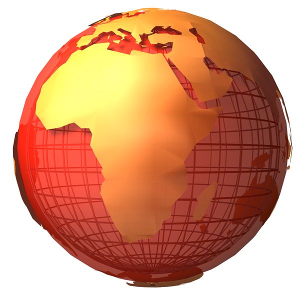 3D地球图片-未来科技图 非洲 国家 战略 气候 发
