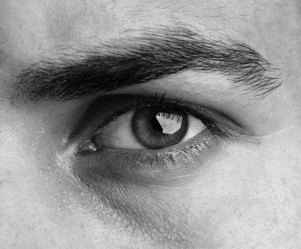 脸部表情图片-人物图男人眼睛双眼皮深邃左眼特写正面,人物,