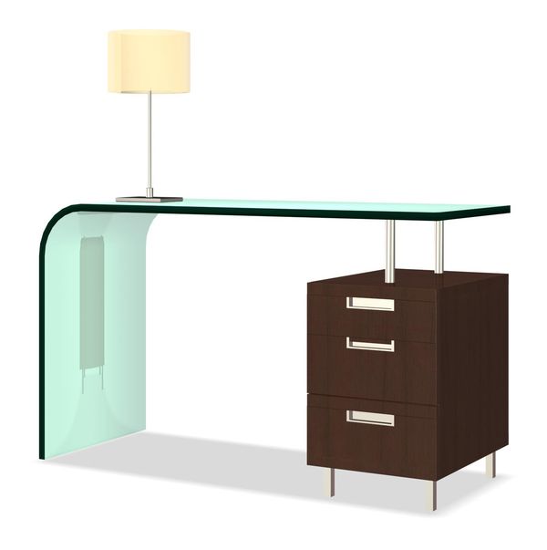 家具模型图片-装饰图 办公家具 简单款式 玻璃