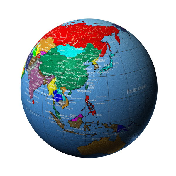 科技-地球集锦-东半球 中国 俄罗斯 太平洋